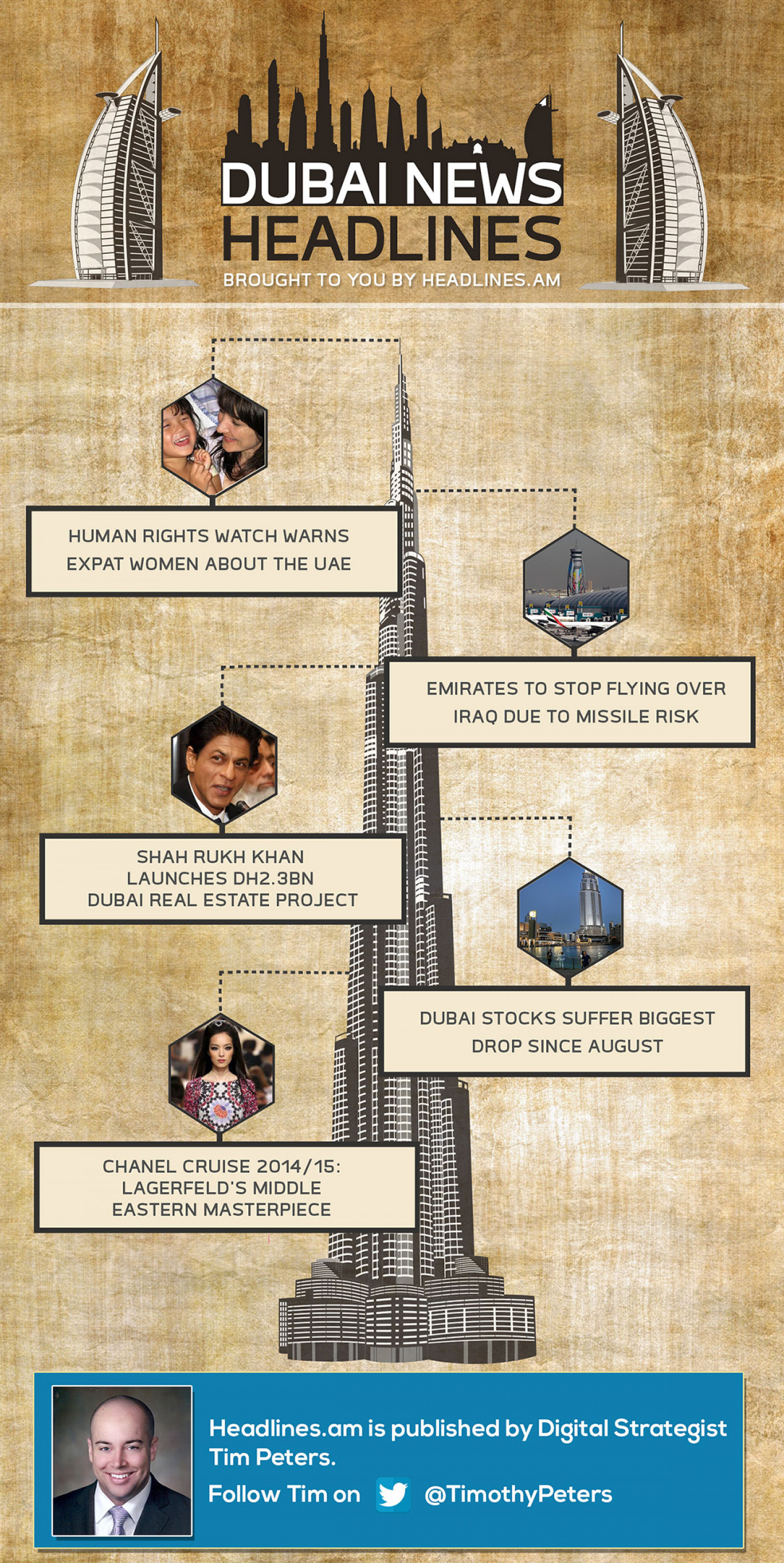 DUBAI NEWS - AUGUST 8, 2014 Infographic