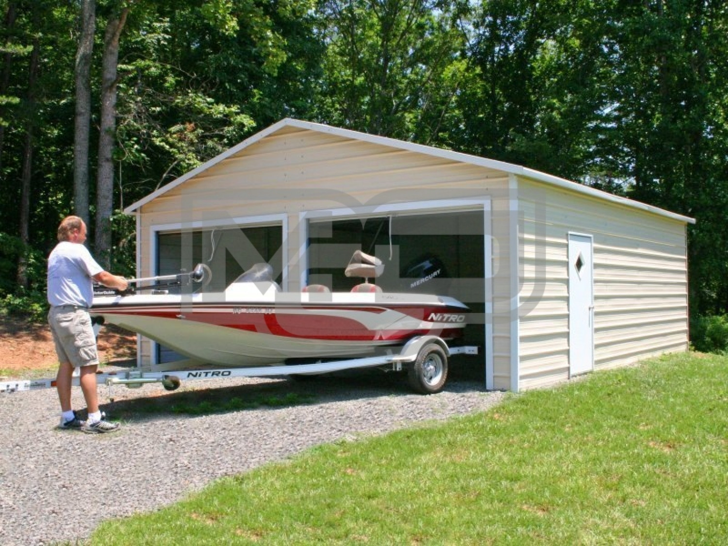 Durable Metal Garage Kits Available at Metal Carports Direct Infographic