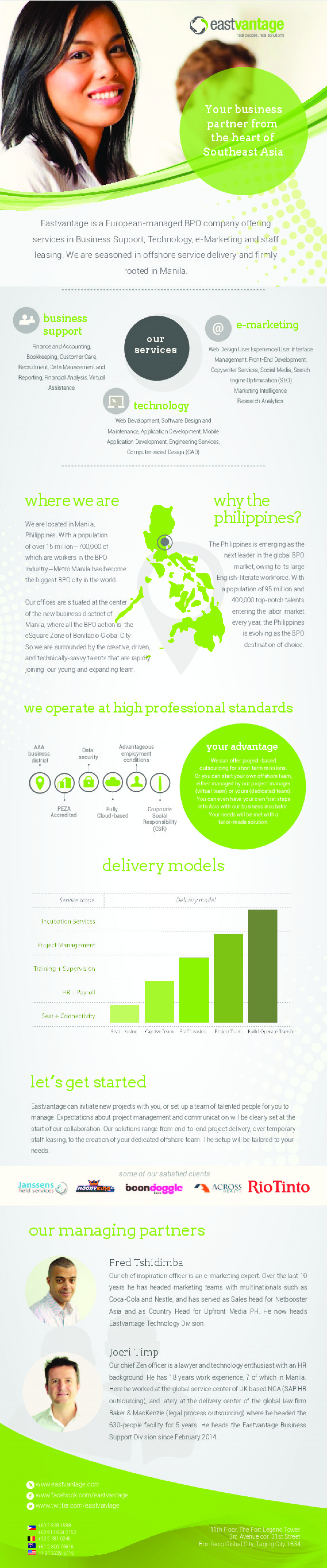 Eastvantage  Infographic