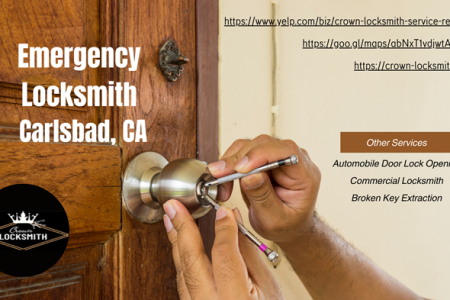 Emergency Locksmith Carlsbad, CA Infographic