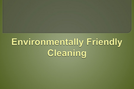 Environmentally Friendly Cleaning Infographic