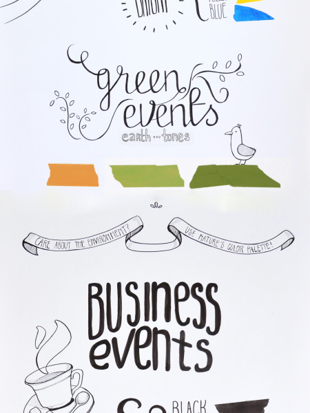 Events in Color Infographic