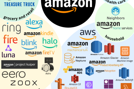 Everything That Amazon Owns in One Chart Infographic