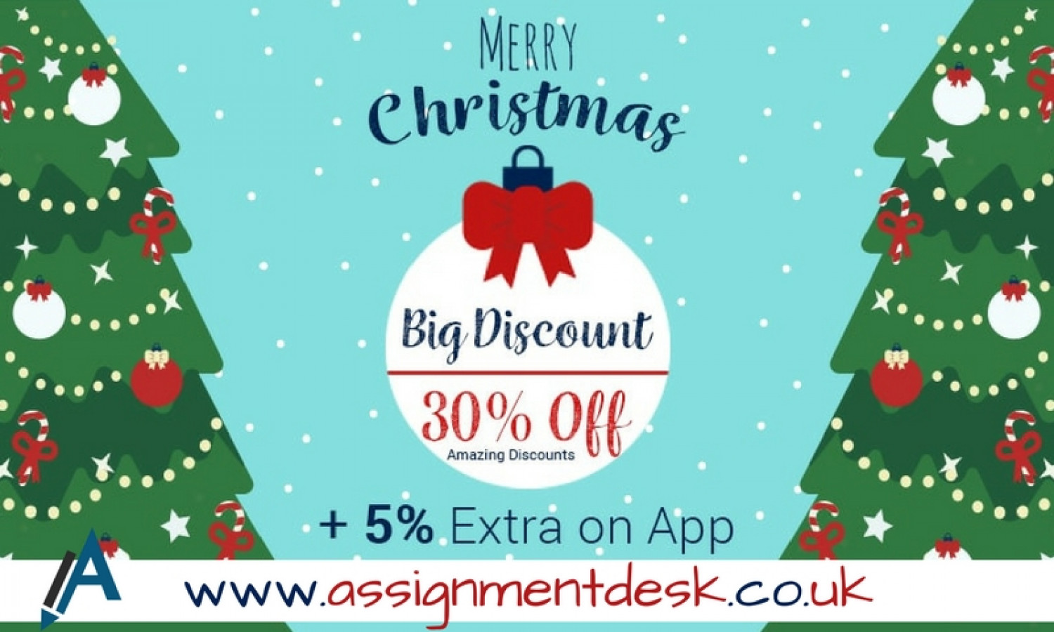 Exciting Xmas Offers on Assignment Orders at Assignment desk Infographic