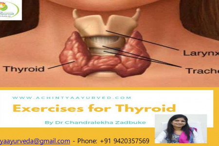 Exercise for Thyroid Control | Thyroid Exercise in Yoga Infographic