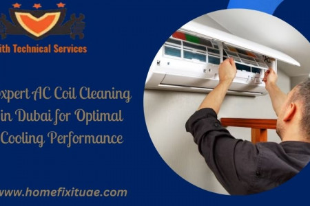Expert AC Coil Cleaning in Dubai for Optimal Cooling Performance Infographic