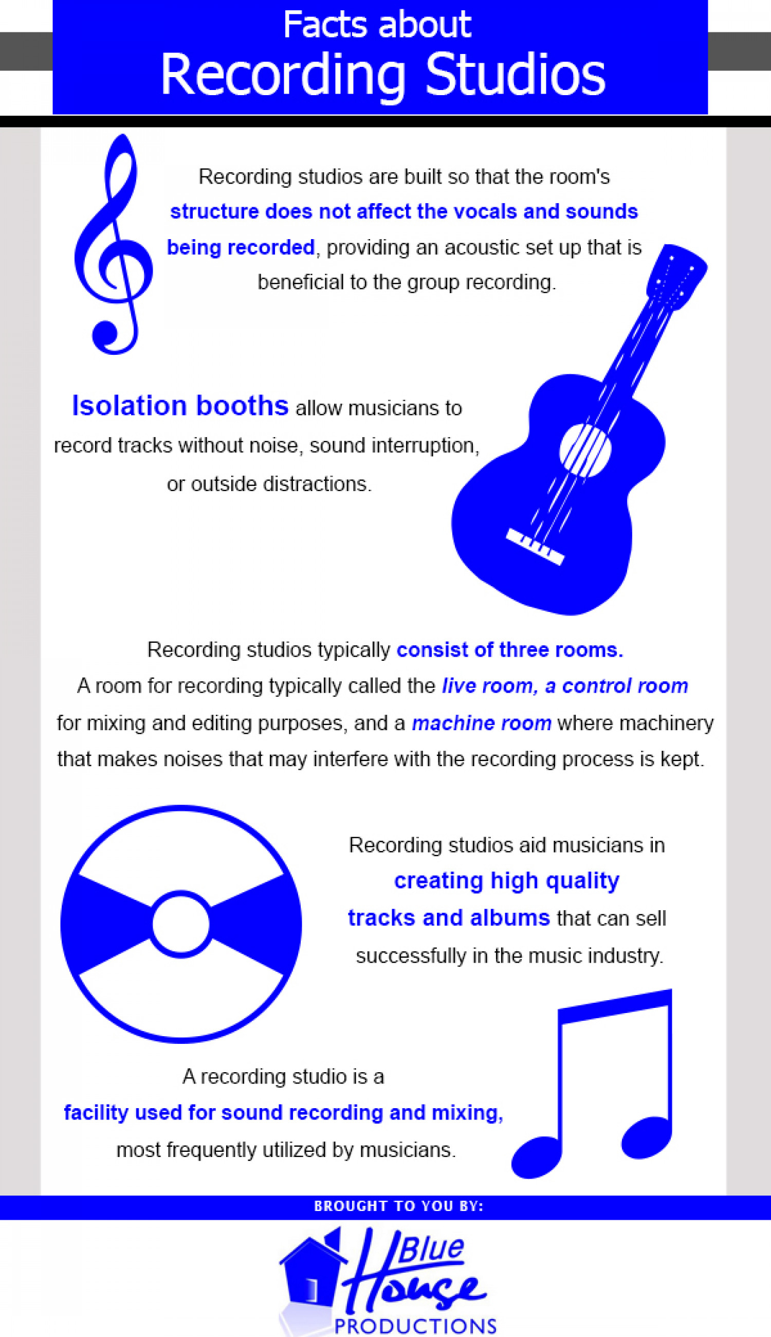 Facts About Recording Studios Infographic