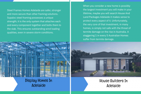 Find Best Steel Frame Homes In Adelaide Infographic