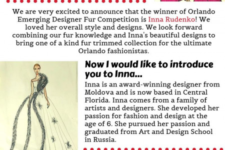 Find The Winner of Orlando Emerging Designer Fur Competition Infographic