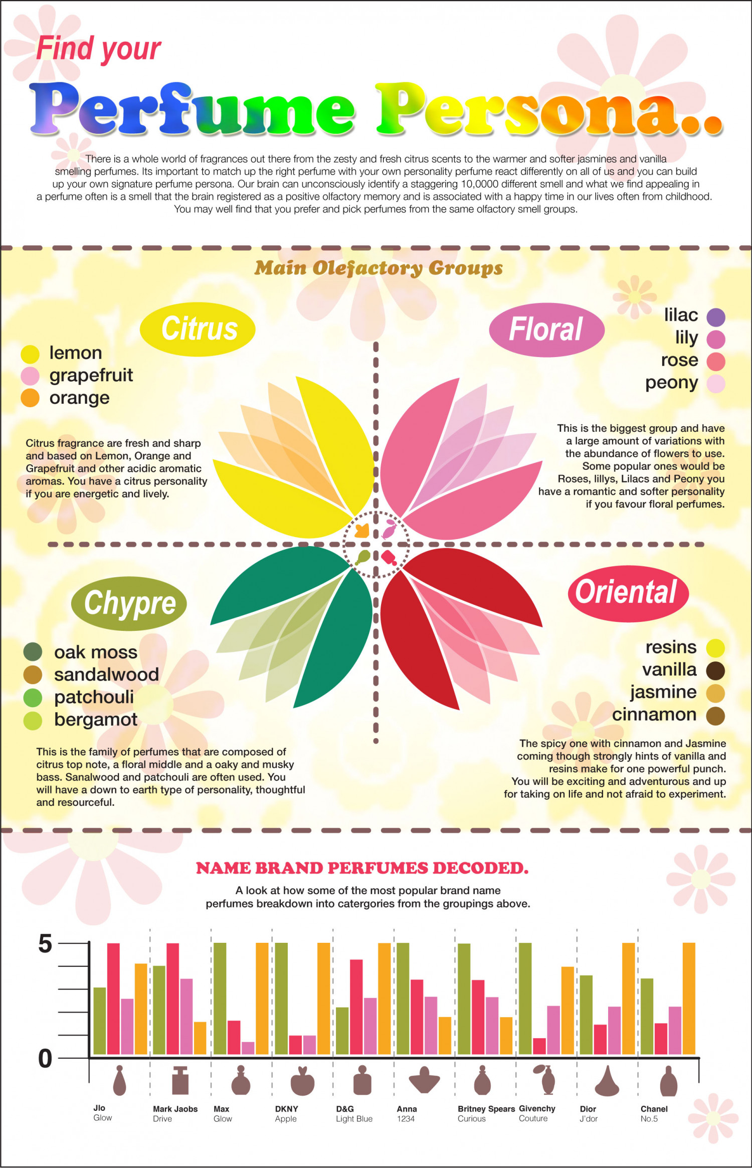 Find your Perfume Personality Infographic