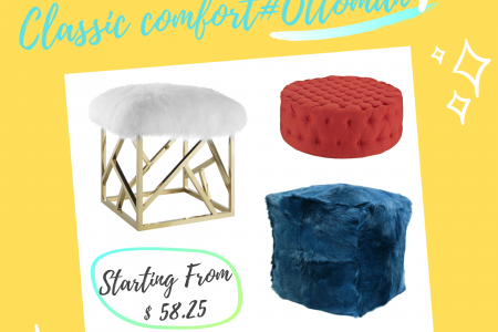 For Comfortable Seating Get These Modern Designed Ottoman Infographic