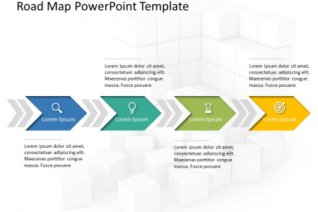 Free Business Roadmap PowerPoint Template Infographic