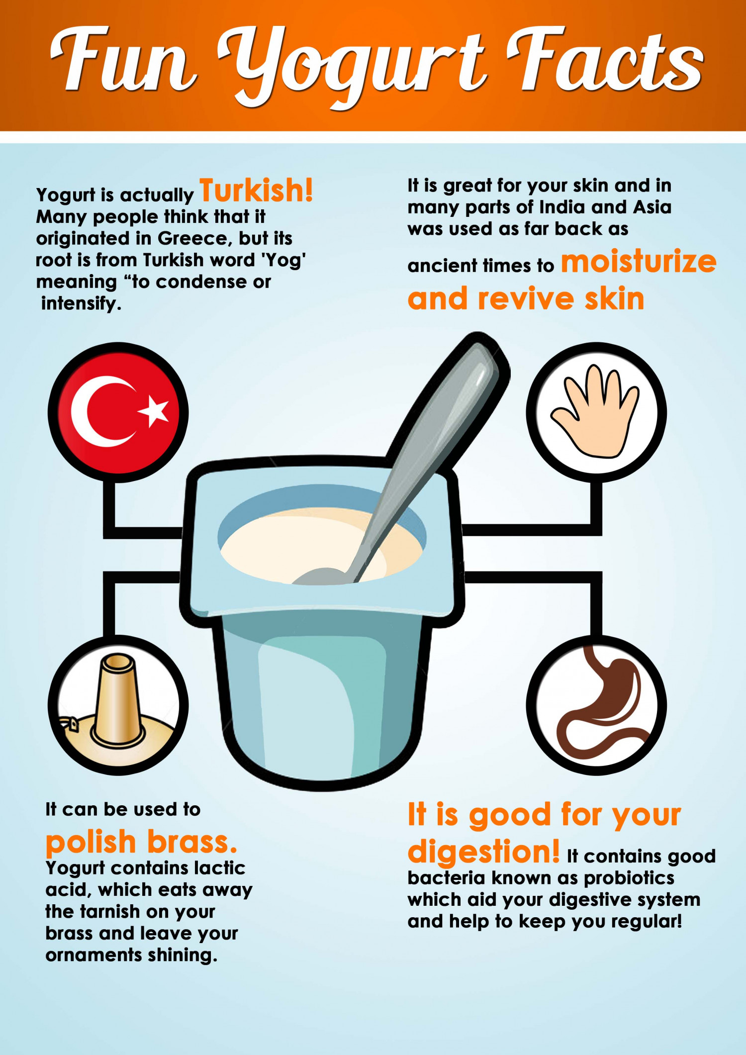 Fun Yogurt Facts - Infographic Infographic