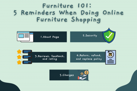 Furniture 101: 5 Reminders When Doing Online Furniture Shopping Infographic