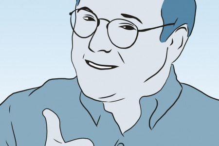 George Costanza - Seinfeld Portraits Infographic