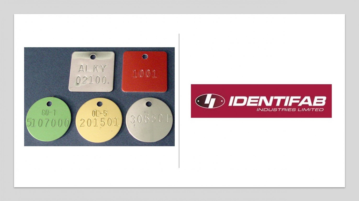 Get Highly Durable Valve Tags from Identifab Industries Infographic