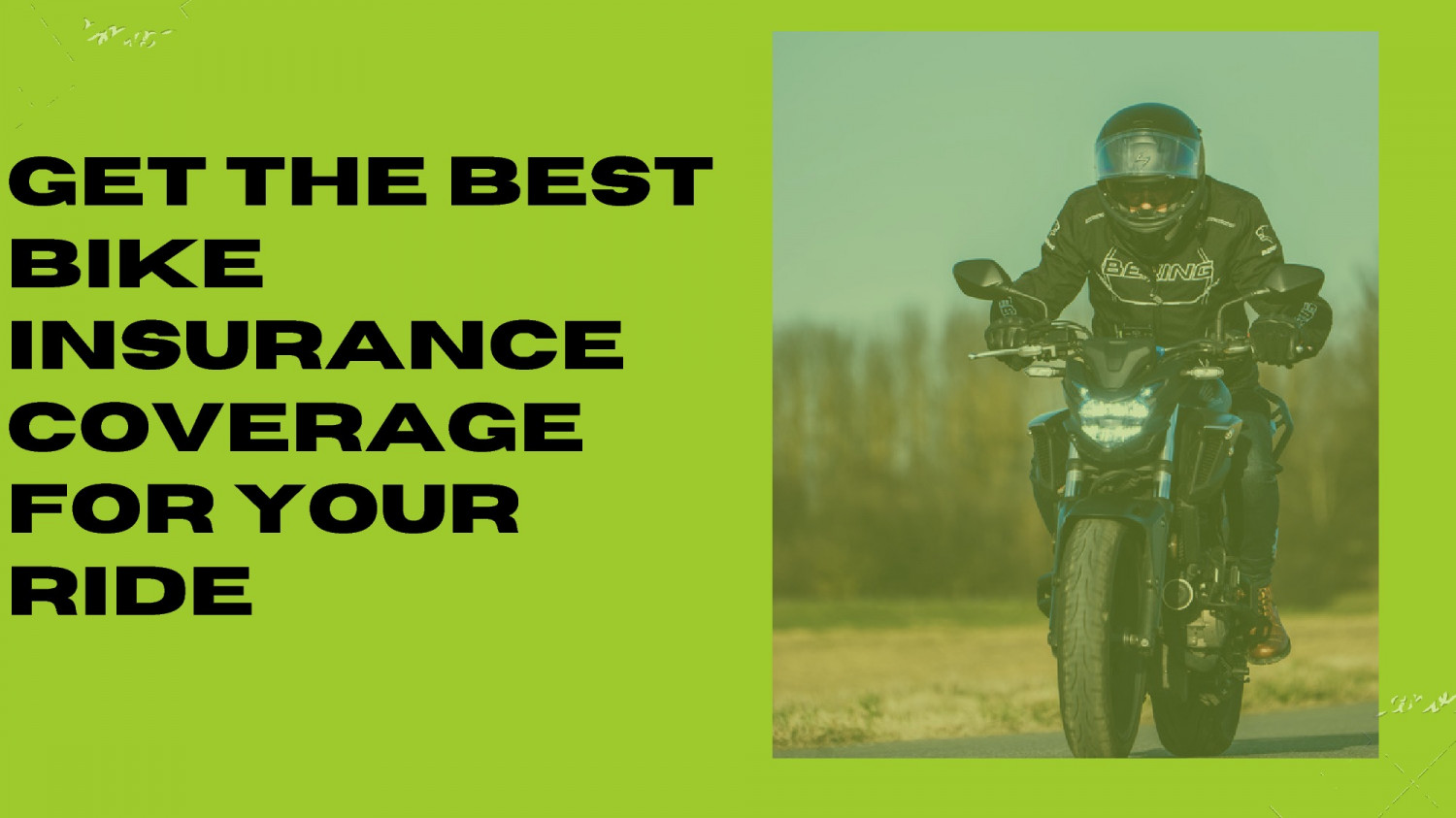 Get the Best Bike Insurance Coverage for Your Ride Infographic