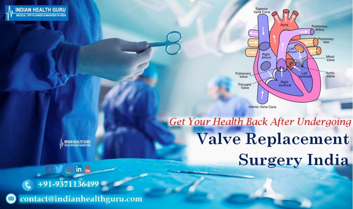 Get Your Health Back After Undergoing Valve Replacement Surgery India Infographic