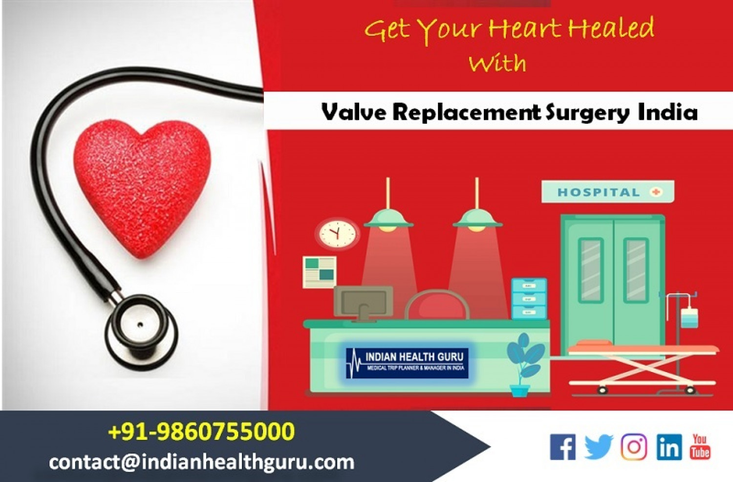 Get Your Heart Healed With Valve Replacement Surgery India Infographic