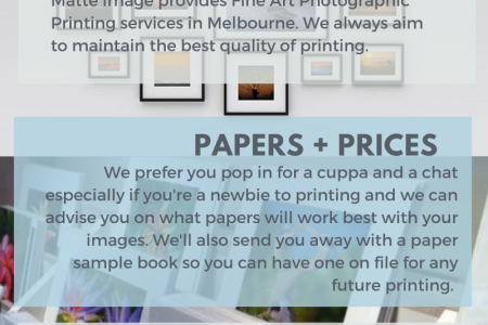 Getting your files ready for print - Fine Art Photographic Printing Melbourne - Matte Image Infographic