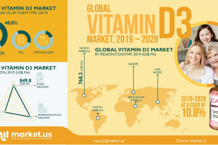 Global Vitamin D3 Market Infographics Infographic