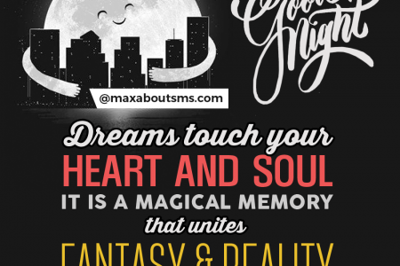 GOOD NIGHT QUOTES | MAXABOUTSMS.COM Infographic