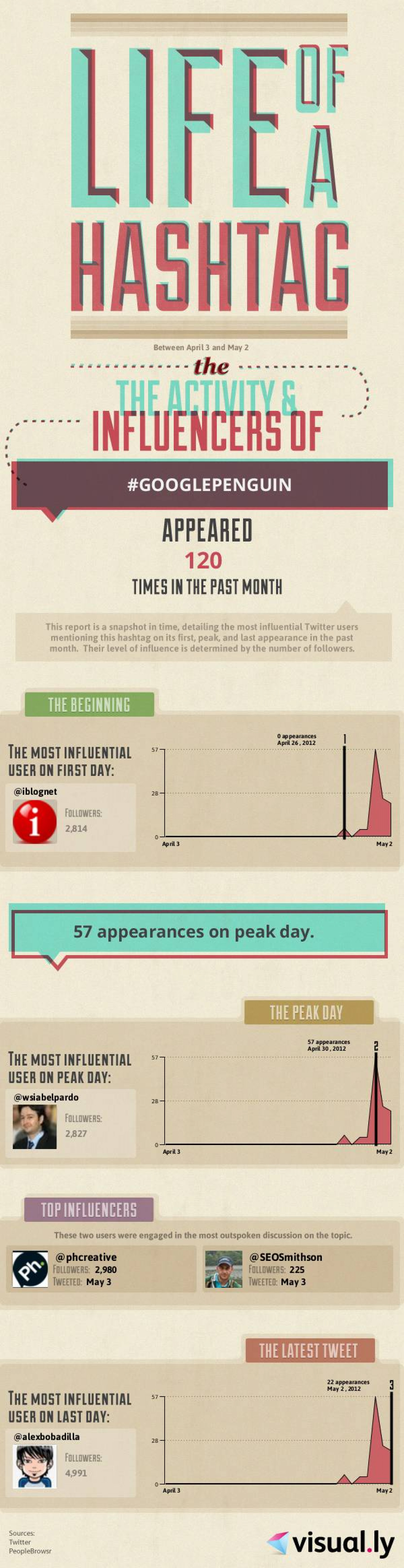 google penguin twitter  Infographic