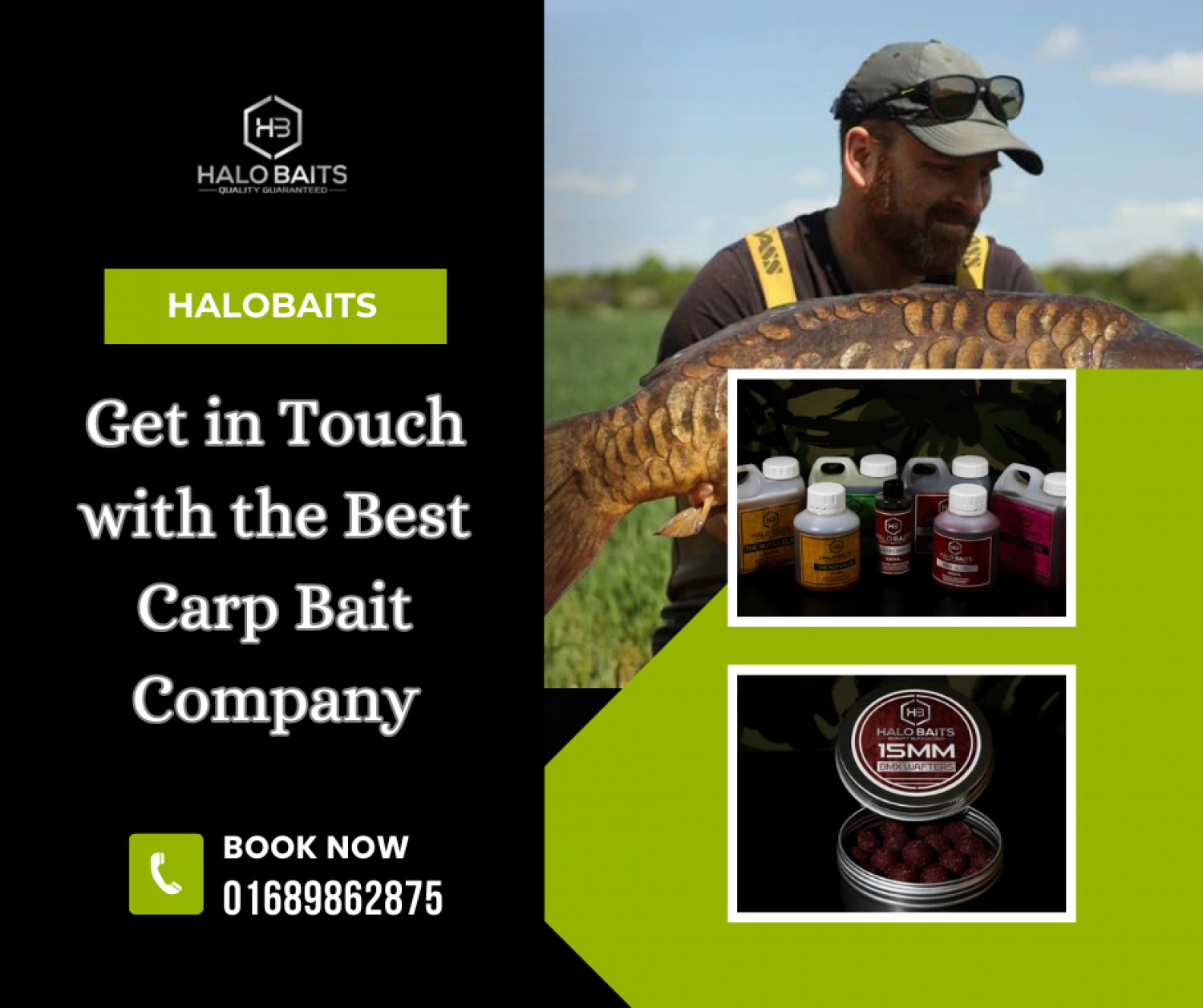 Halobaits | Get in Touch with the Best Carp Bait Company Infographic