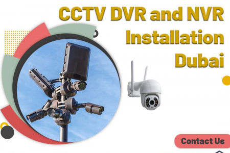 HD CCTV and DVR Camera Installation Services Dubai Infographic