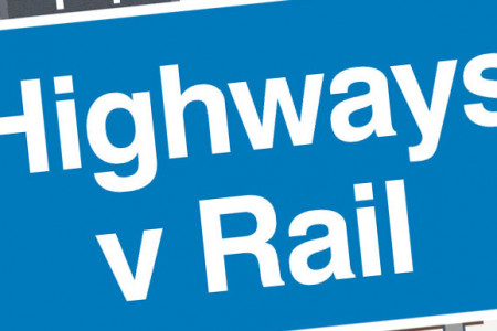 Highways Vs Rail Infographic