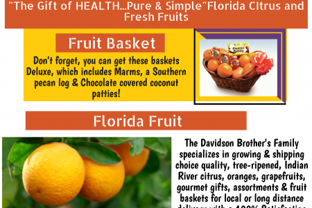 Honeybell Oranges - Florida's sweetest and juiciest piece of fruit Infographic