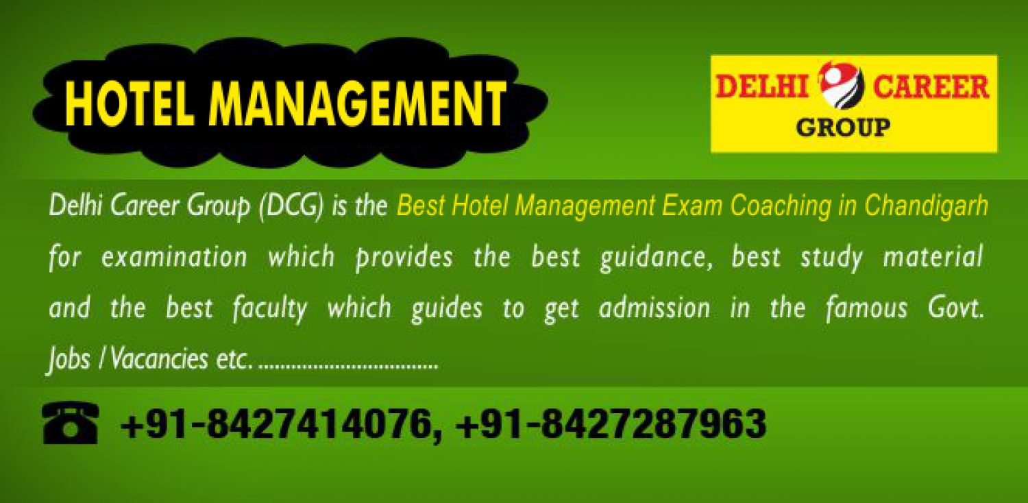 Hotel Management Coaching Classes in  Chandigarh Infographic