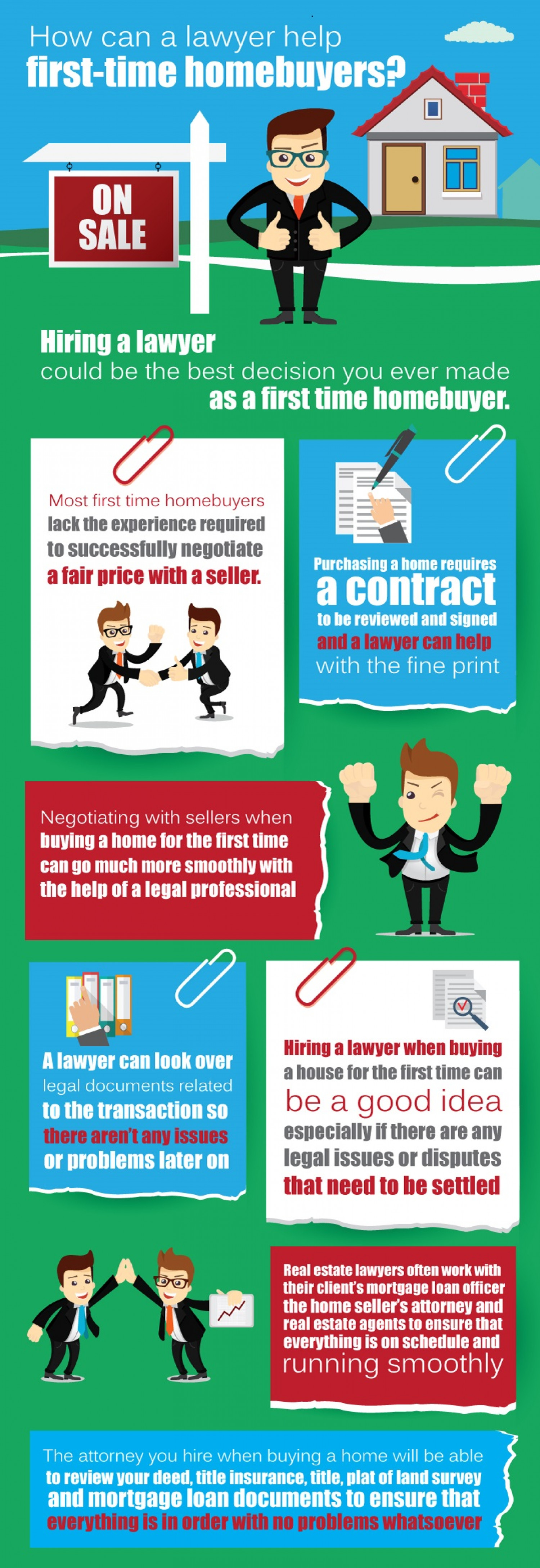 How Can a Lawyer Help First Time Homebuyers? Infographic