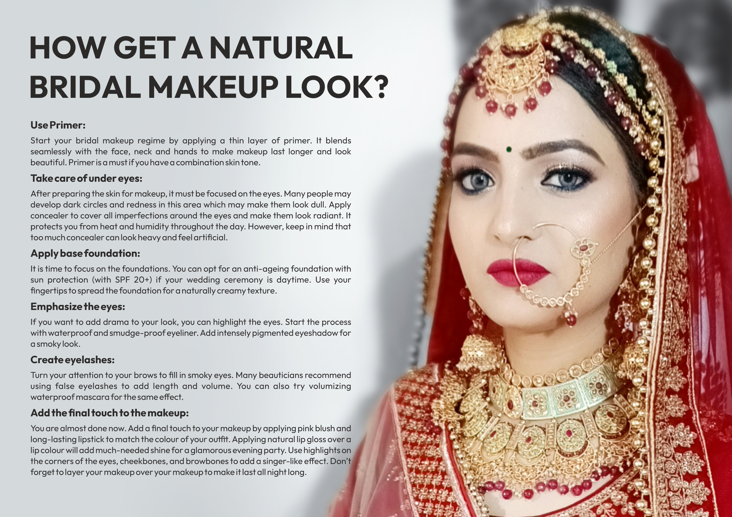 How Get A Natural Bridal Makeup Look
