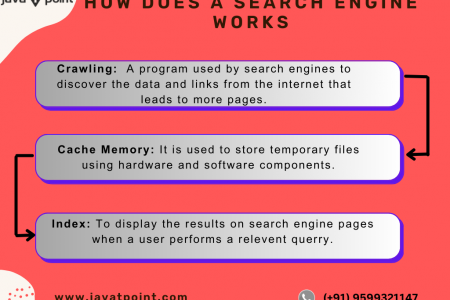 How Search Engine Works Infographic