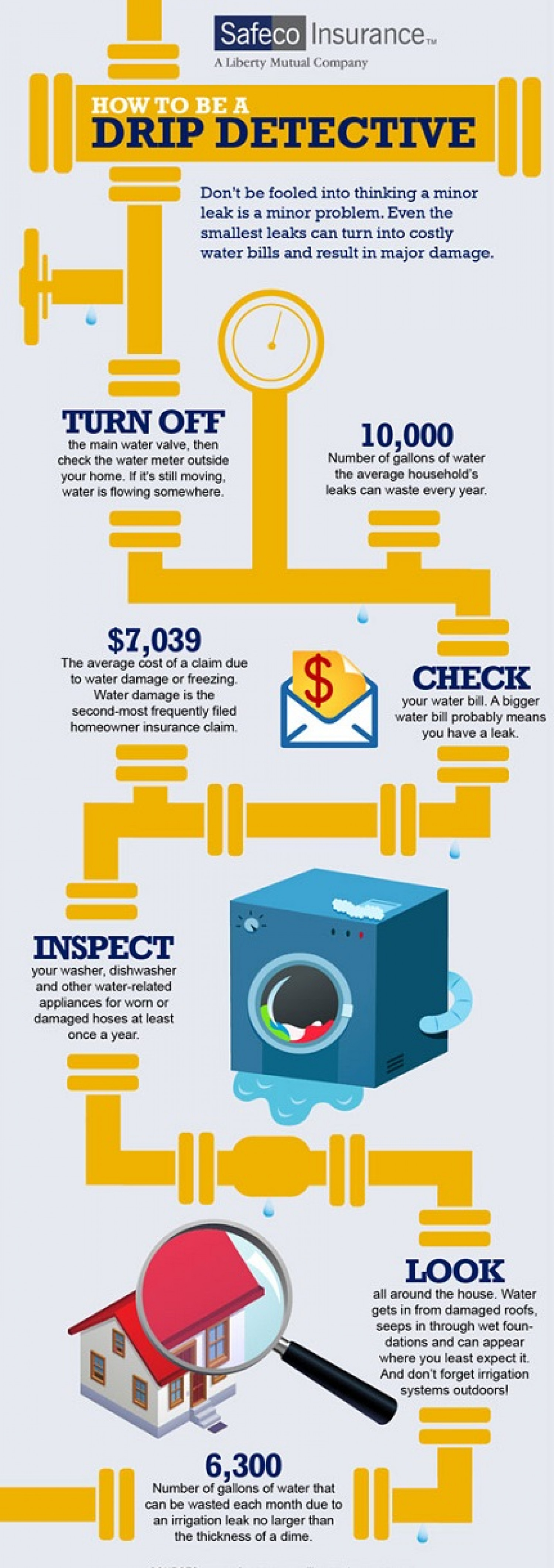 How to Be a Drip Detective Infographic