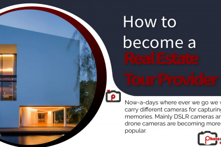 How to become a Real Estate Tour Provider Infographic