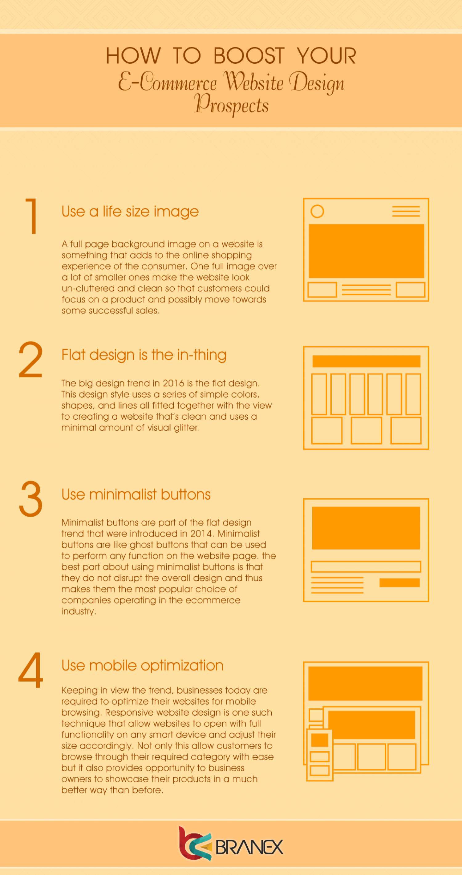 How to Boost your eCommerce Website Design Prospects Infographic