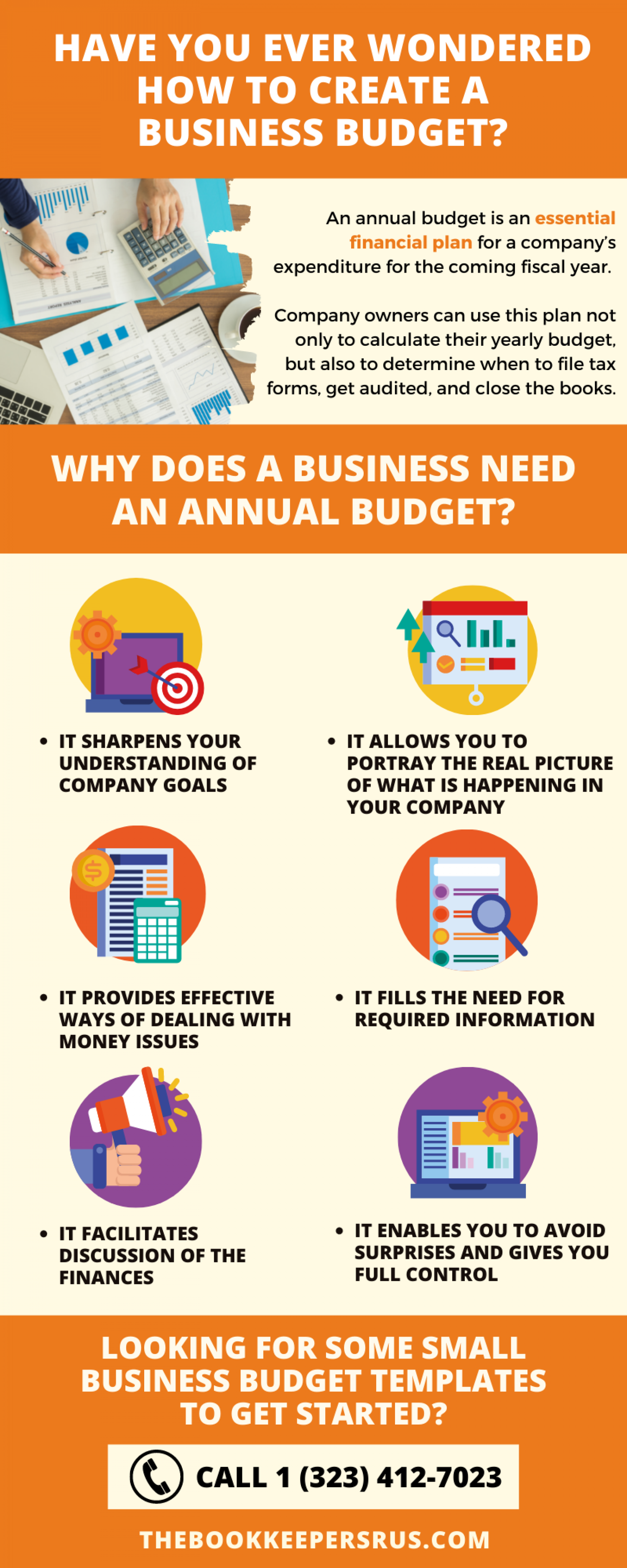 How to Create the Perfect Annual Budget for a Business Infographic