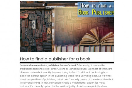 How to get a publisher for a book Infographic