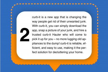 How to get rid of junk the easy way with curb-it? Infographic