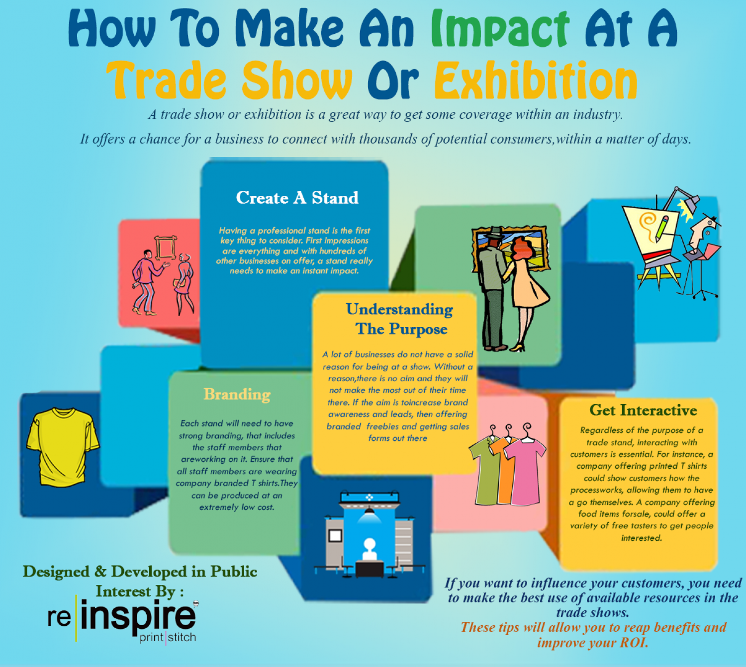 How to Make An Impact At A Trade Show Or Exhibition Infographic