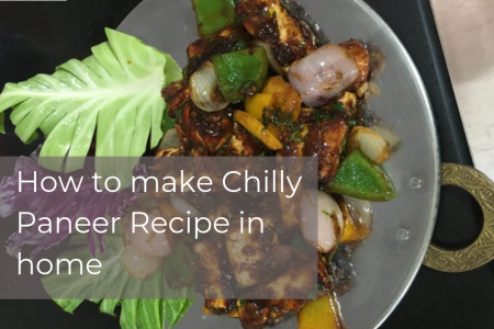 How to make Chilly Paneer Recipe in home Infographic