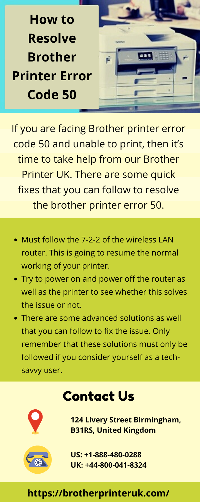 How To Solve Brother Printer Error Code 50 Visually 8367