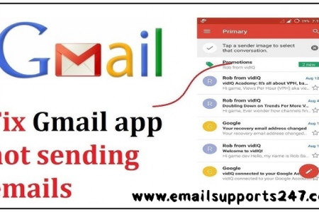 How to solve the Gmail Not Sending Emails issue? Infographic