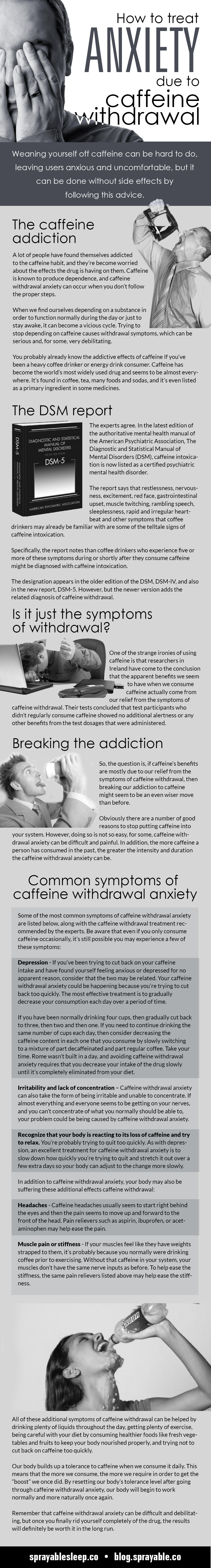 How to treat Anxiety due to caffeine withdrawal | Visual.ly