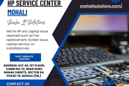  HP Authorized Service Center in Mohali Punjab Infographic