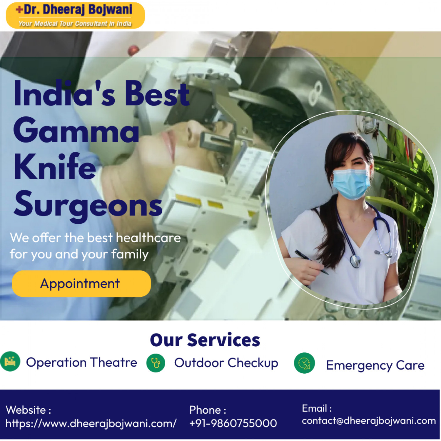 India's Best Gamma Knife Surgeons Setting the Standard in Neurosurgery Infographic