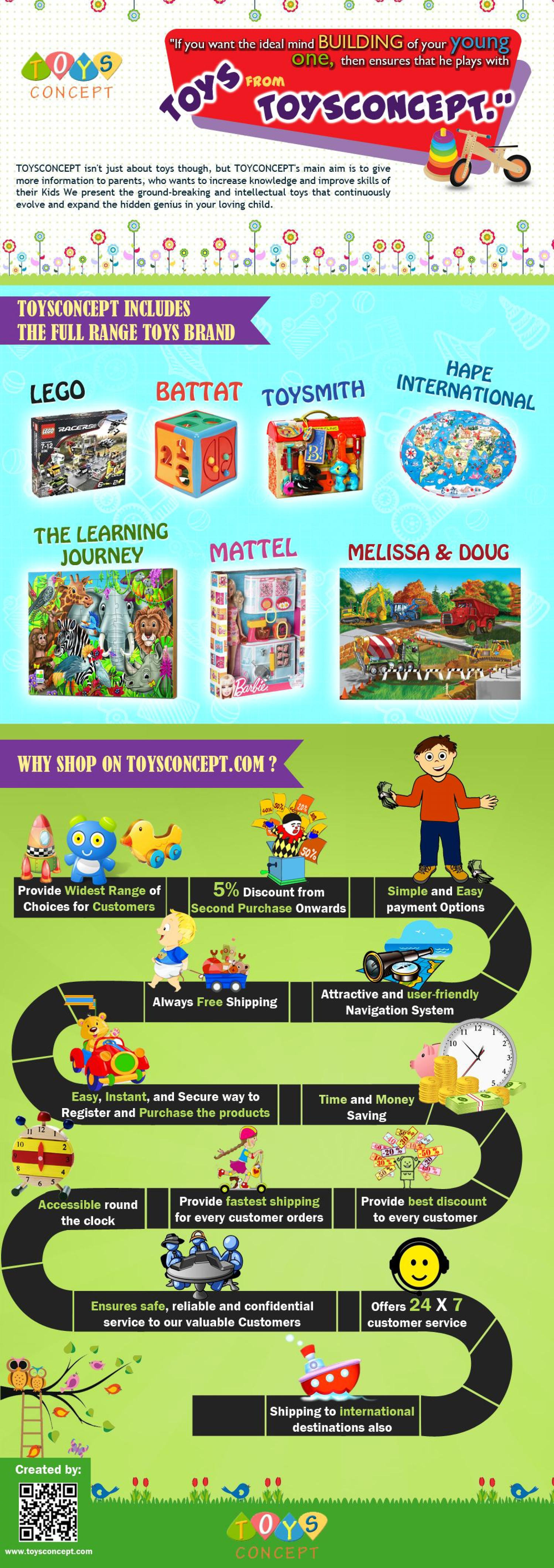 Infographic : Why Shop On Toysconcept.com Infographic