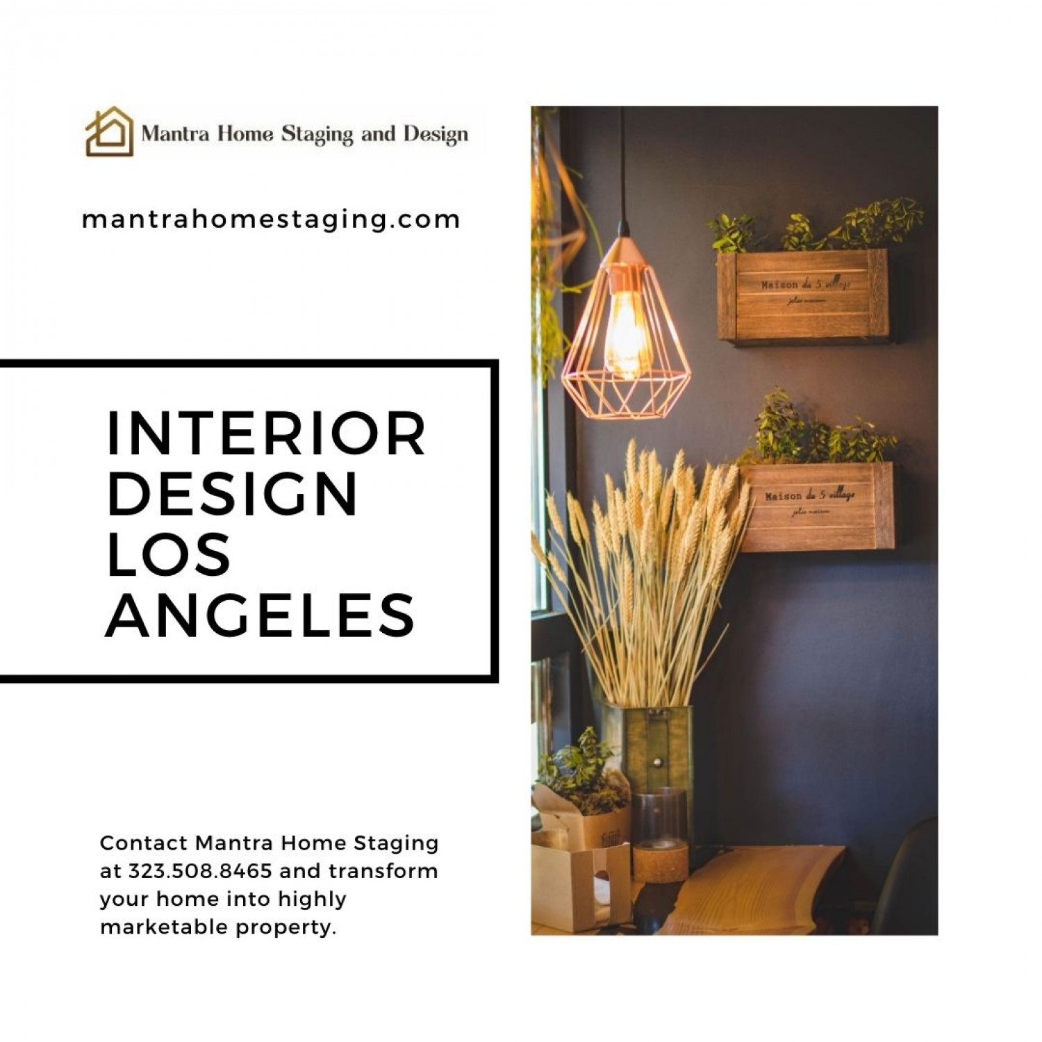 Interior Design Los Angeles Infographic